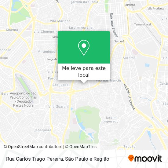 Rua Carlos Tiago Pereira mapa