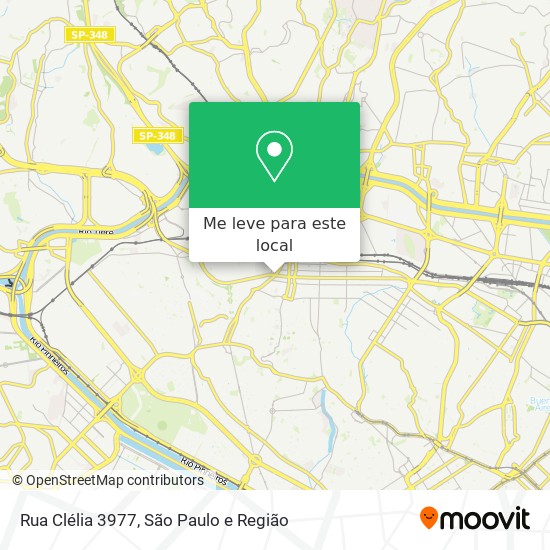 Rua Clélia 3977 mapa