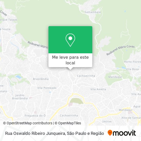 Rua Oswaldo Ribeiro Junqueira mapa