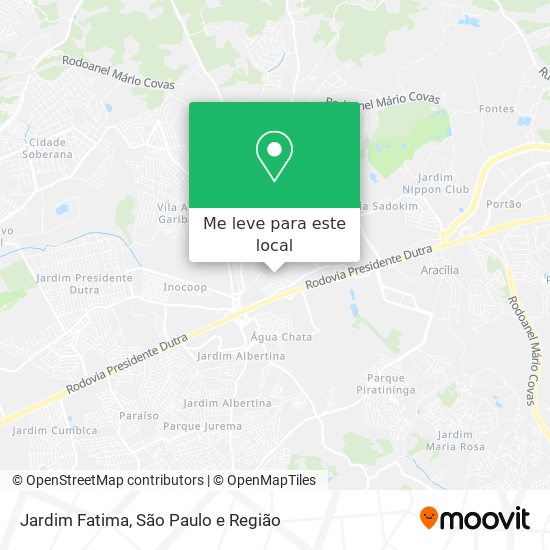 Jardim Fatima mapa