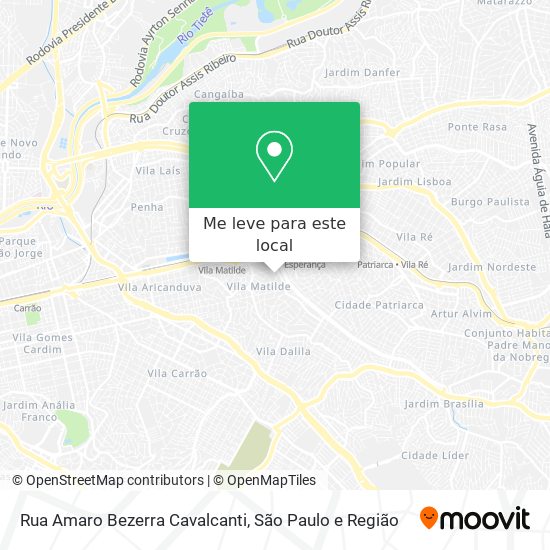 Rua Amaro Bezerra Cavalcanti mapa