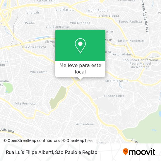 Rua Luís Filipe Alberti mapa