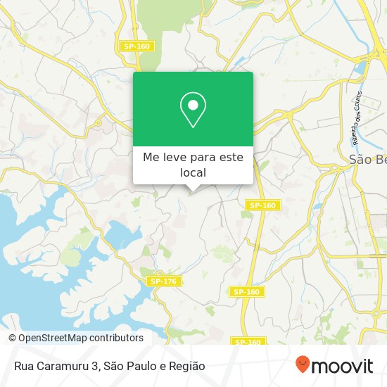 Rua Caramuru 3 mapa