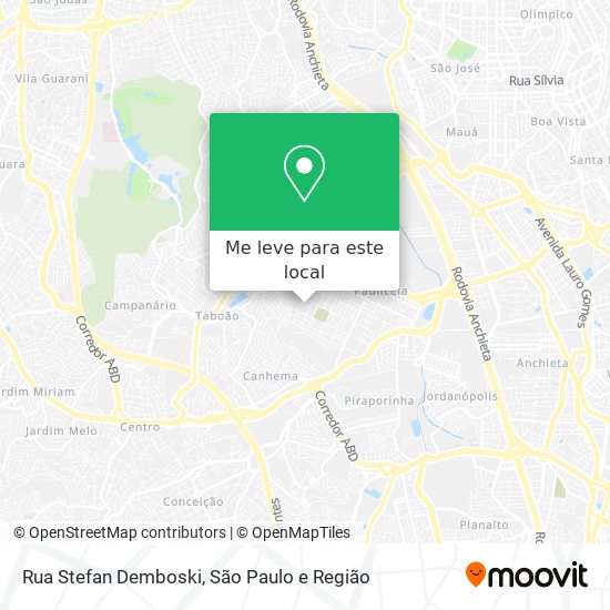 Rua Stefan Demboski mapa