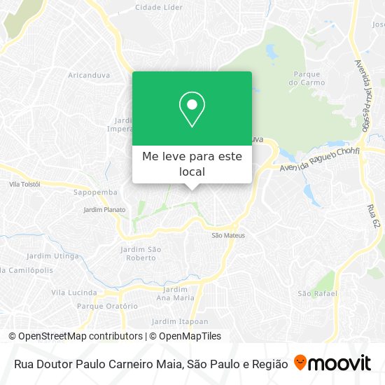 Rua Doutor Paulo Carneiro Maia mapa