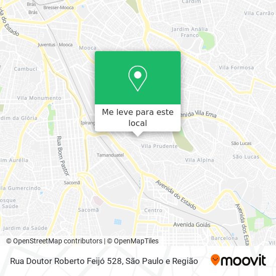 Rua Doutor Roberto Feijó 528 mapa