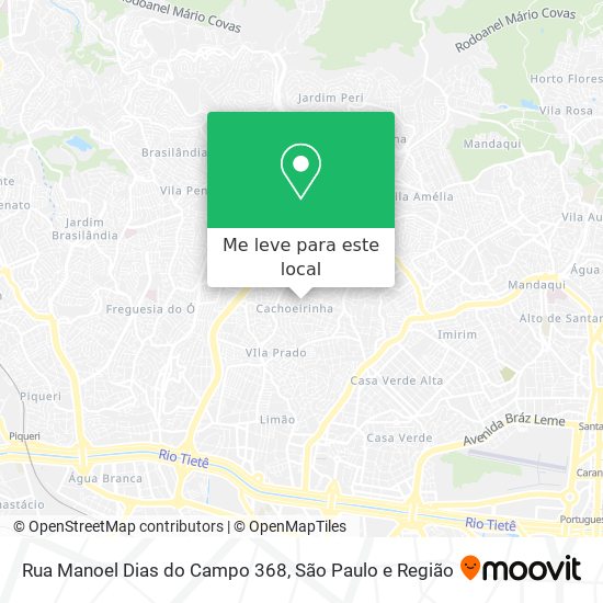 Rua Manoel Dias do Campo 368 mapa