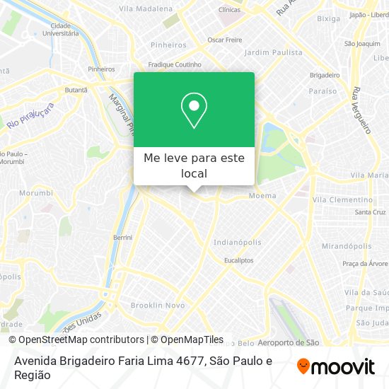 Avenida Brigadeiro Faria Lima 4677 mapa