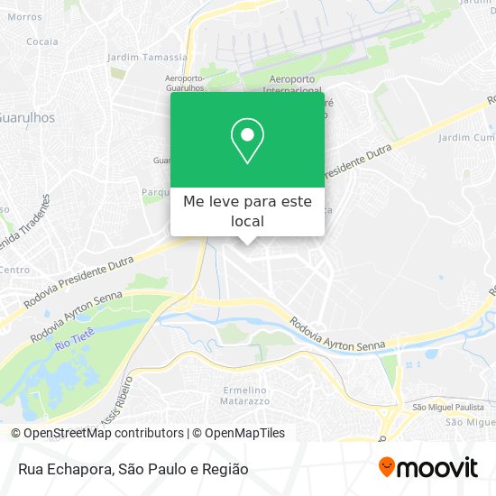Rua Echapora mapa