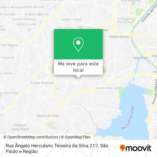 Rua Ângelo Herculano Teixeira da Silva 217 mapa