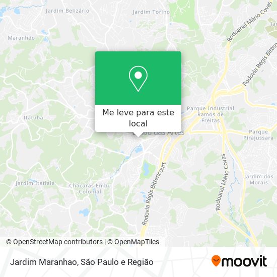 Jardim Maranhao mapa