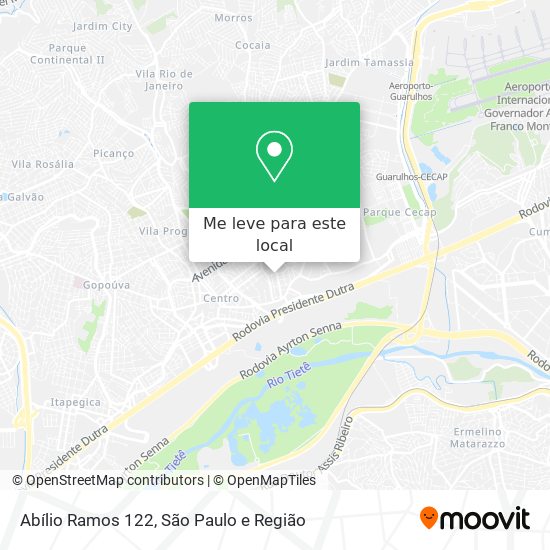 Abílio Ramos 122 mapa