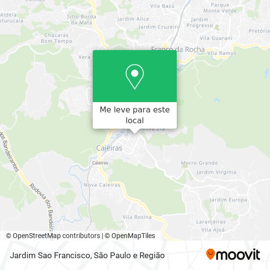 Jardim Sao Francisco mapa