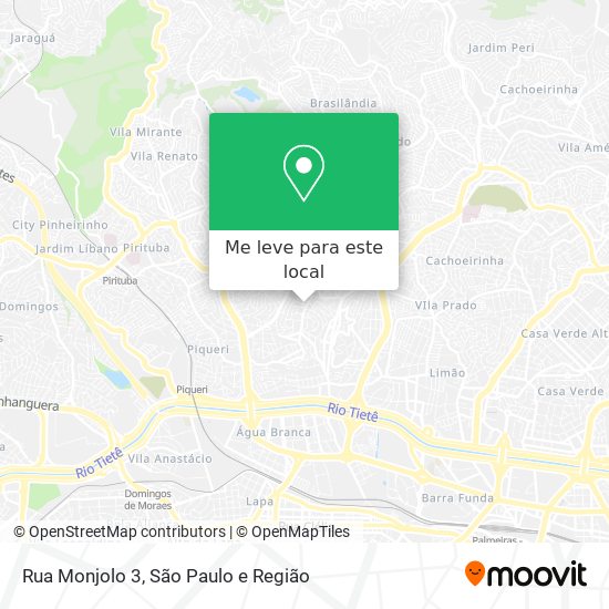 Rua Monjolo 3 mapa