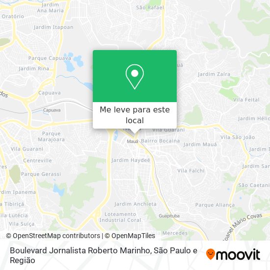Boulevard Jornalista Roberto Marinho mapa