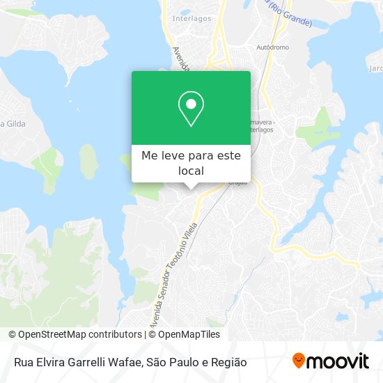 Rua Elvira Garrelli Wafae mapa