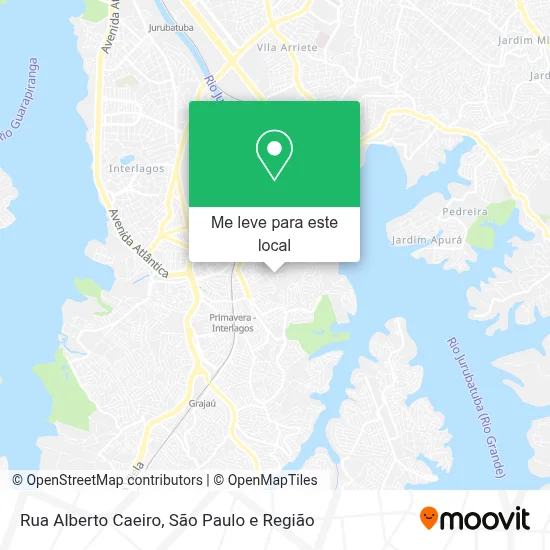 Rua Alberto Caeiro mapa