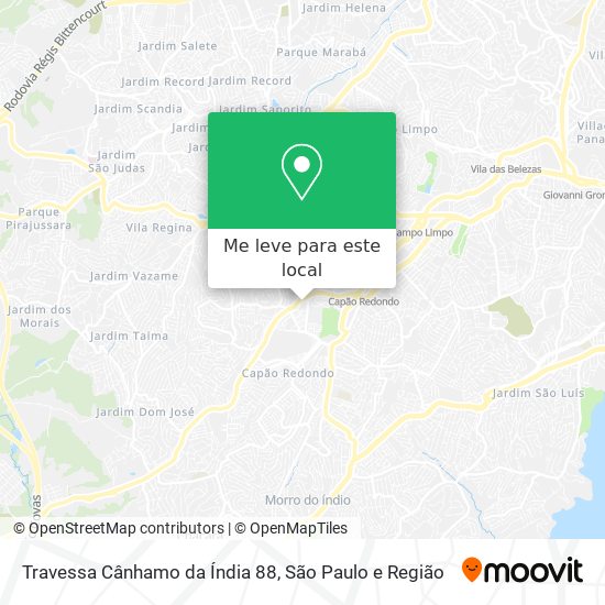 Travessa Cânhamo da Índia 88 mapa