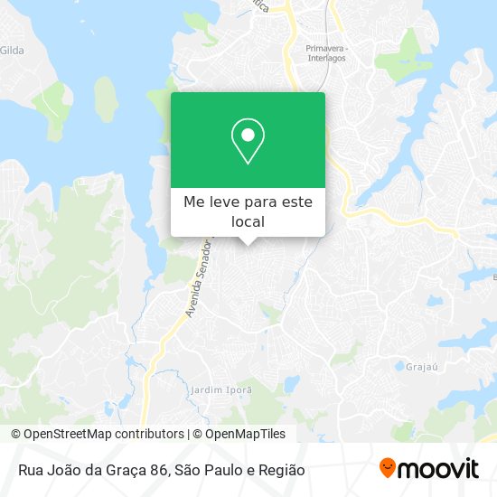 Rua João da Graça 86 mapa