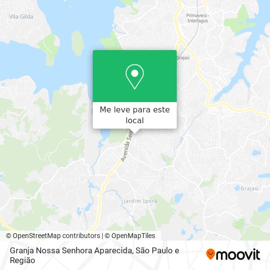 Granja Nossa Senhora Aparecida mapa
