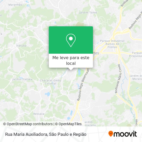 Rua Maria Auxiliadora mapa