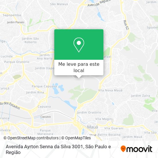 Avenida Ayrton Senna da Silva 3001 mapa