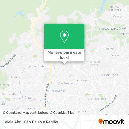 Viela Abril mapa