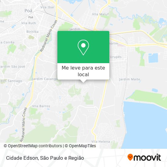 Cidade Edson mapa