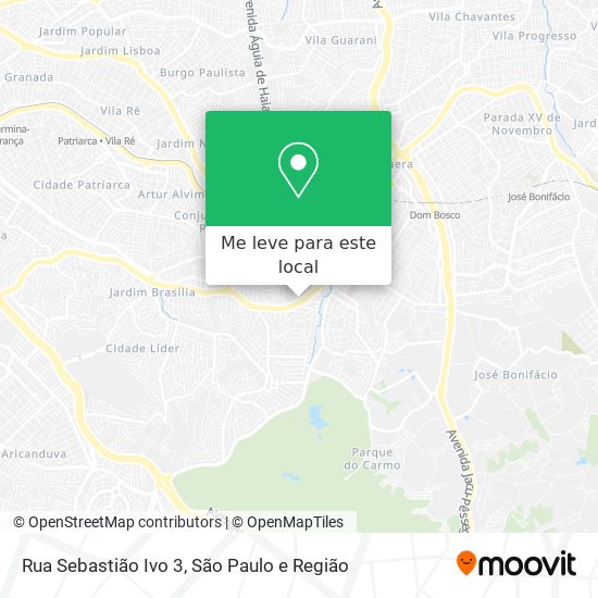 Rua Sebastião Ivo 3 mapa