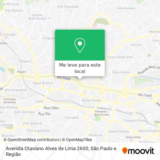 Avenida Otaviano Alves de Lima 2600 mapa