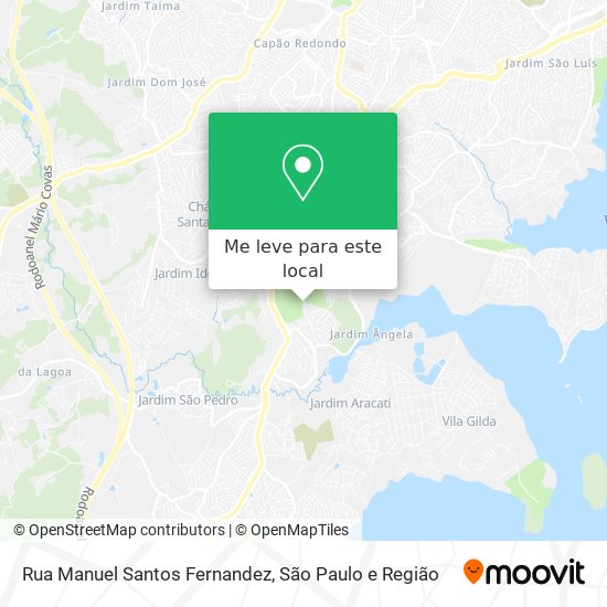 Rua Manuel Santos Fernandez mapa