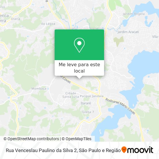 Rua Venceslau Paulino da Silva 2 mapa