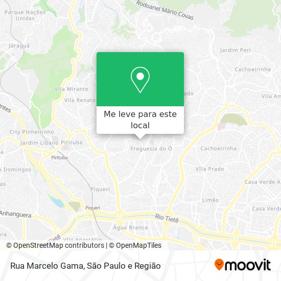 Rua Marcelo Gama mapa