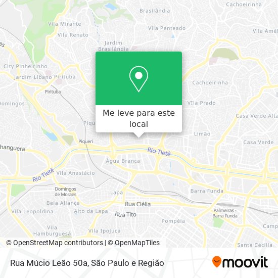 Rua Múcio Leão 50a mapa