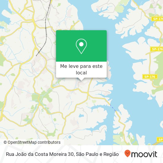 Rua João da Costa Moreira 30 mapa