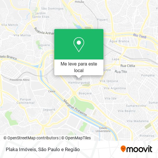 Plaka Imóveis mapa