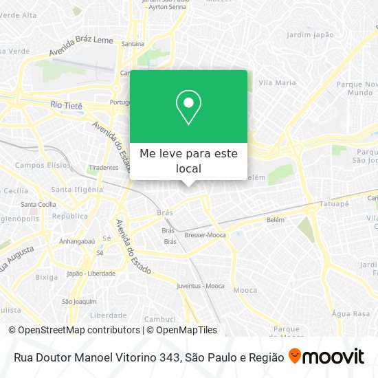 Rua Doutor Manoel Vitorino 343 mapa