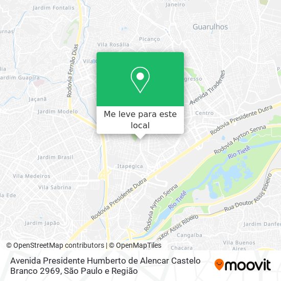 Avenida Presidente Humberto de Alencar Castelo Branco 2969 mapa