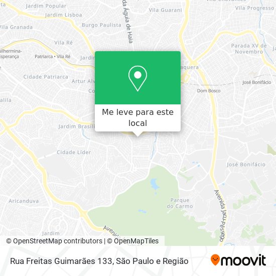 Rua Freitas Guimarães 133 mapa