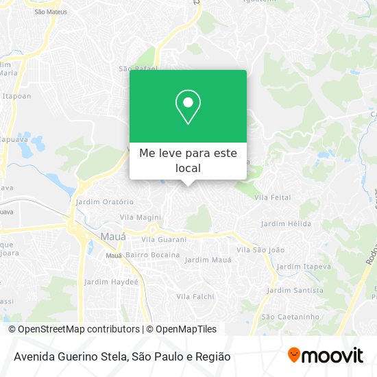 Avenida Guerino Stela mapa
