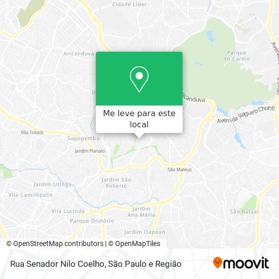 Rua Senador Nilo Coelho mapa