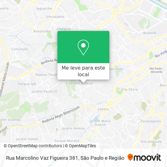 Rua Marcolino Vaz Figueira 381 mapa