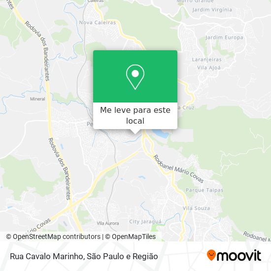 Rua Cavalo Marinho mapa