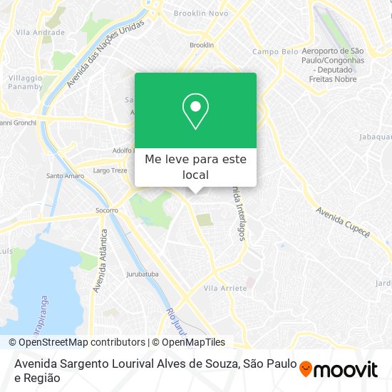 Avenida Sargento Lourival Alves de Souza mapa