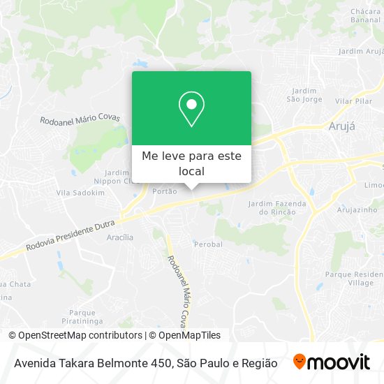 Avenida Takara Belmonte 450 mapa