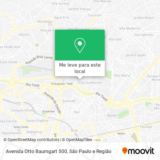 Avenida Otto Baumgart 500 mapa