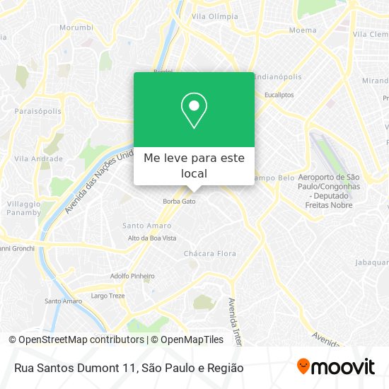 Rua Santos Dumont 11 mapa