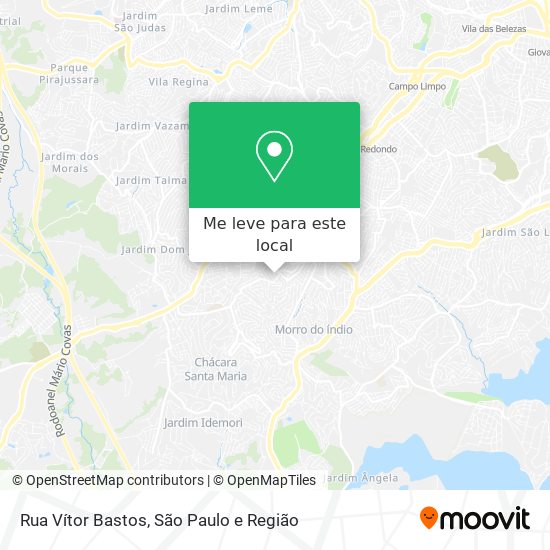 Rua Vítor Bastos mapa