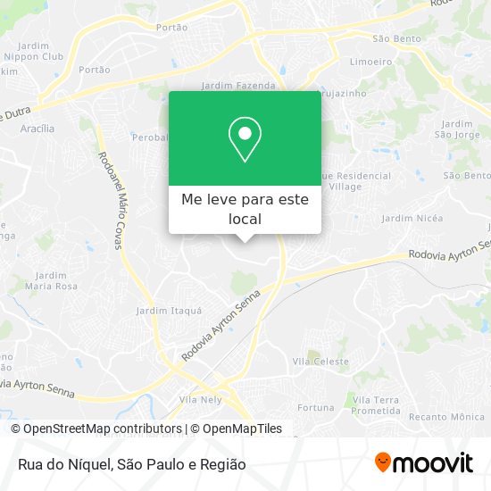 Rua do Níquel mapa