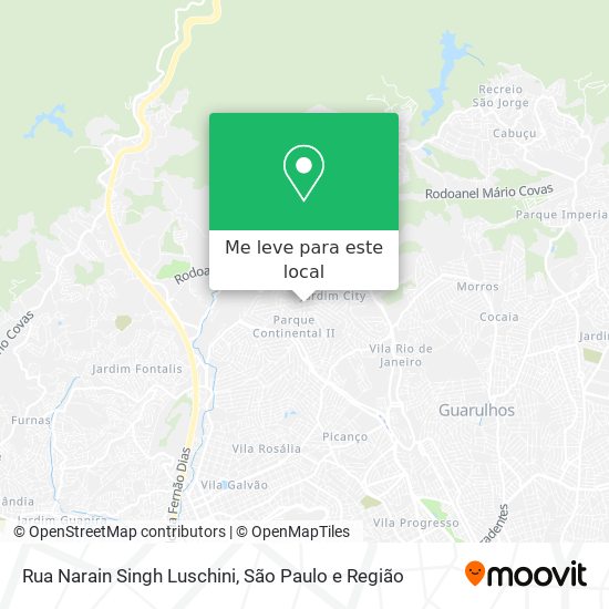 Rua Narain Singh Luschini mapa
